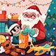flat-santa-workshop-illustration new year