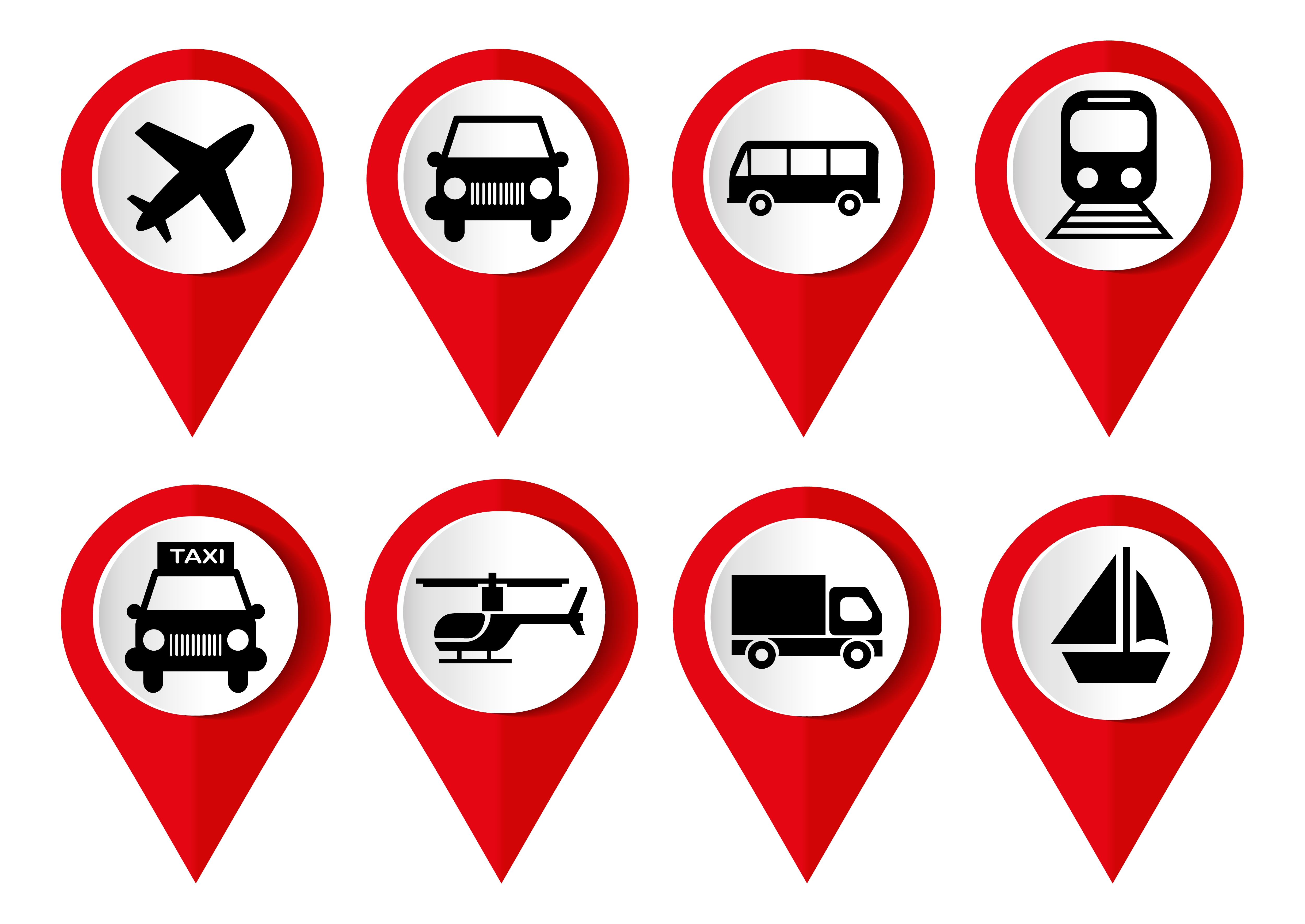 Location vector icons