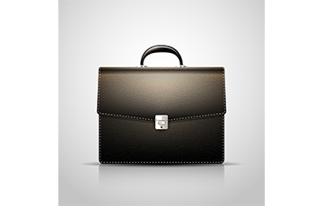 vector-black-brief-case-with-leather black item
