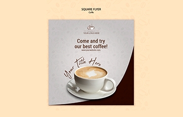 coffee-concept-square-flyer-design