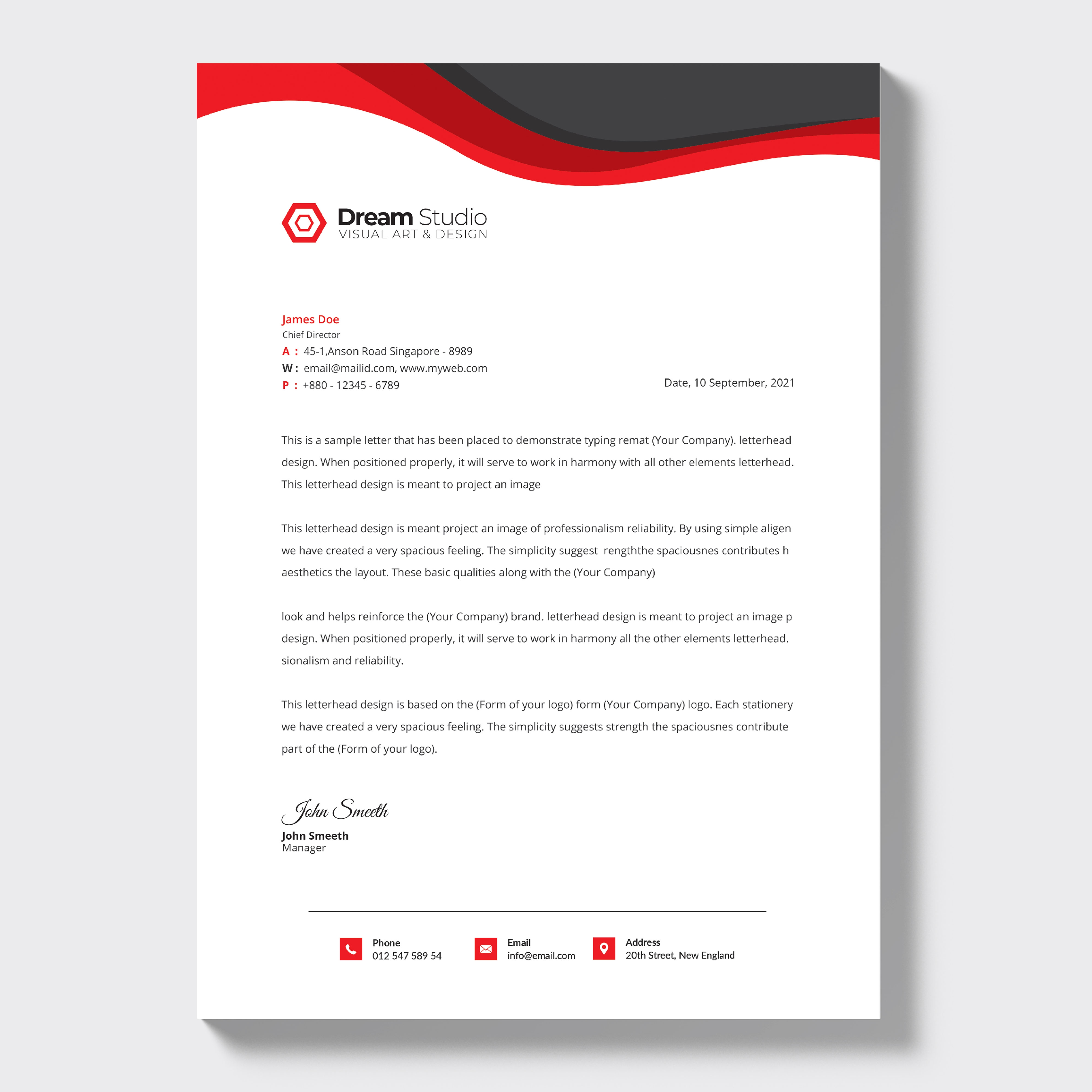 letterhead design
