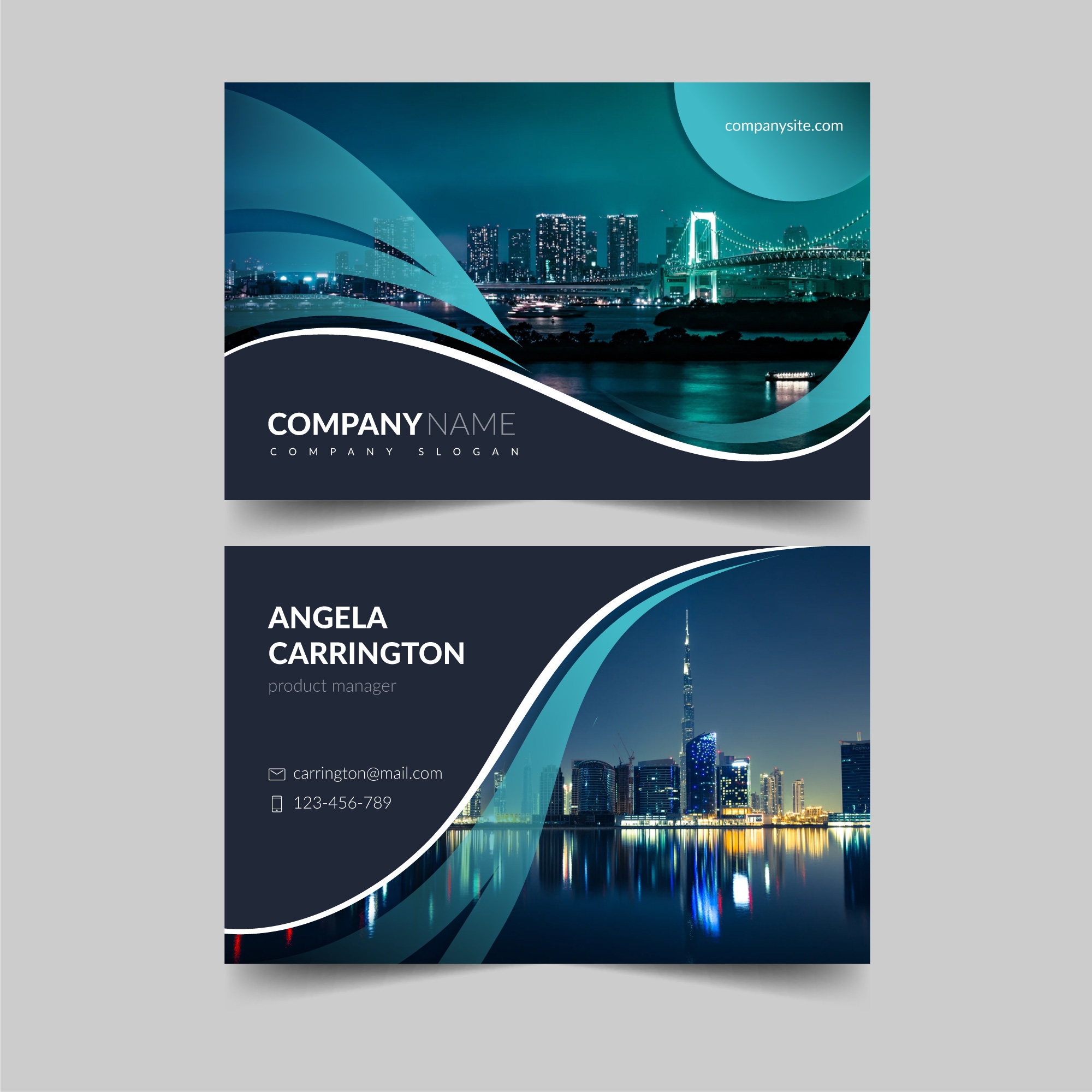template-abstract-business-card-with-image