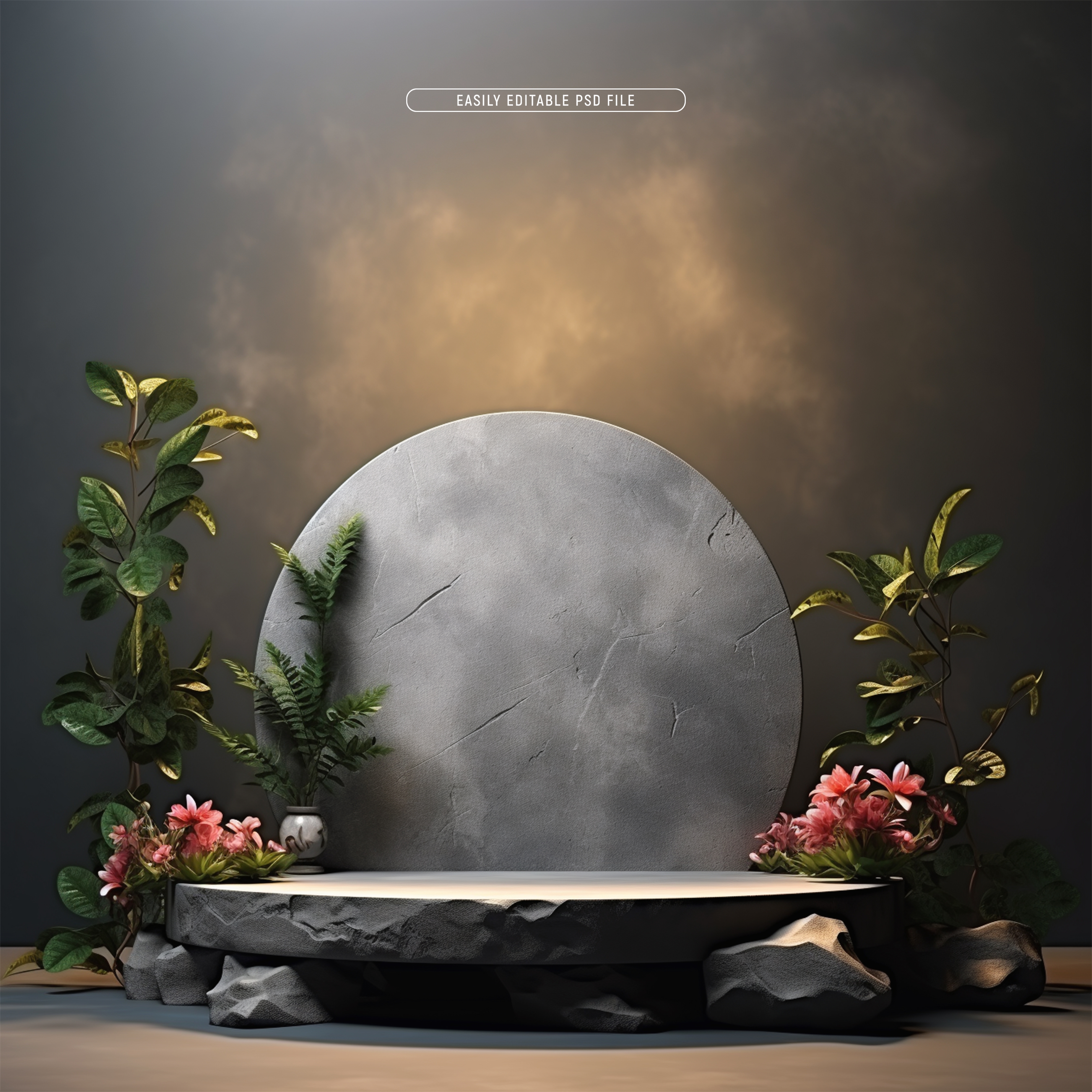 black-marble-stone-blank-podium-mockup-product-presentation