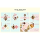 social-media-post-template-collection-with-breakfast-concept post