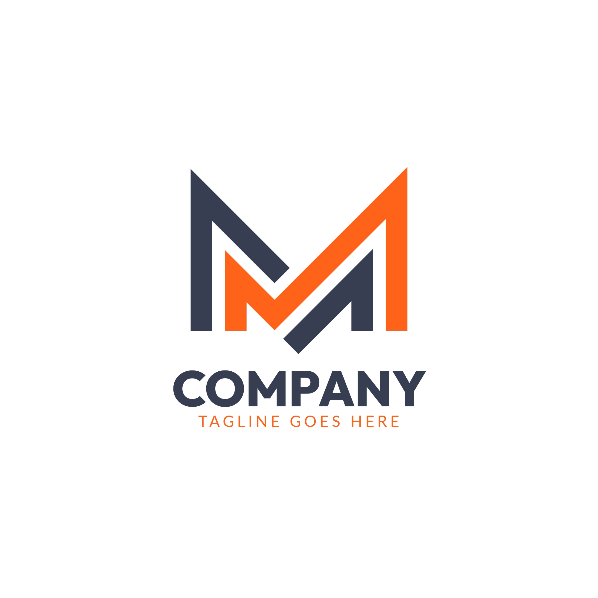 Letter m logo design