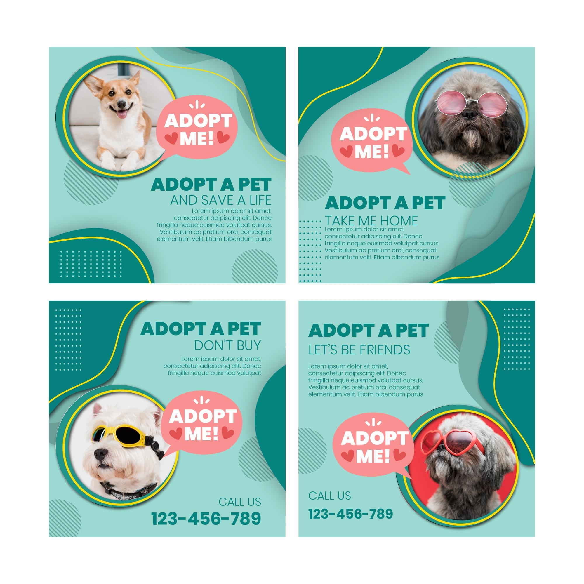 adopt pet  instagram posts