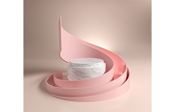 abstract-premium-mock-up-marble-podium-stage-with-pink-curve-cosmetics-3d-illustration