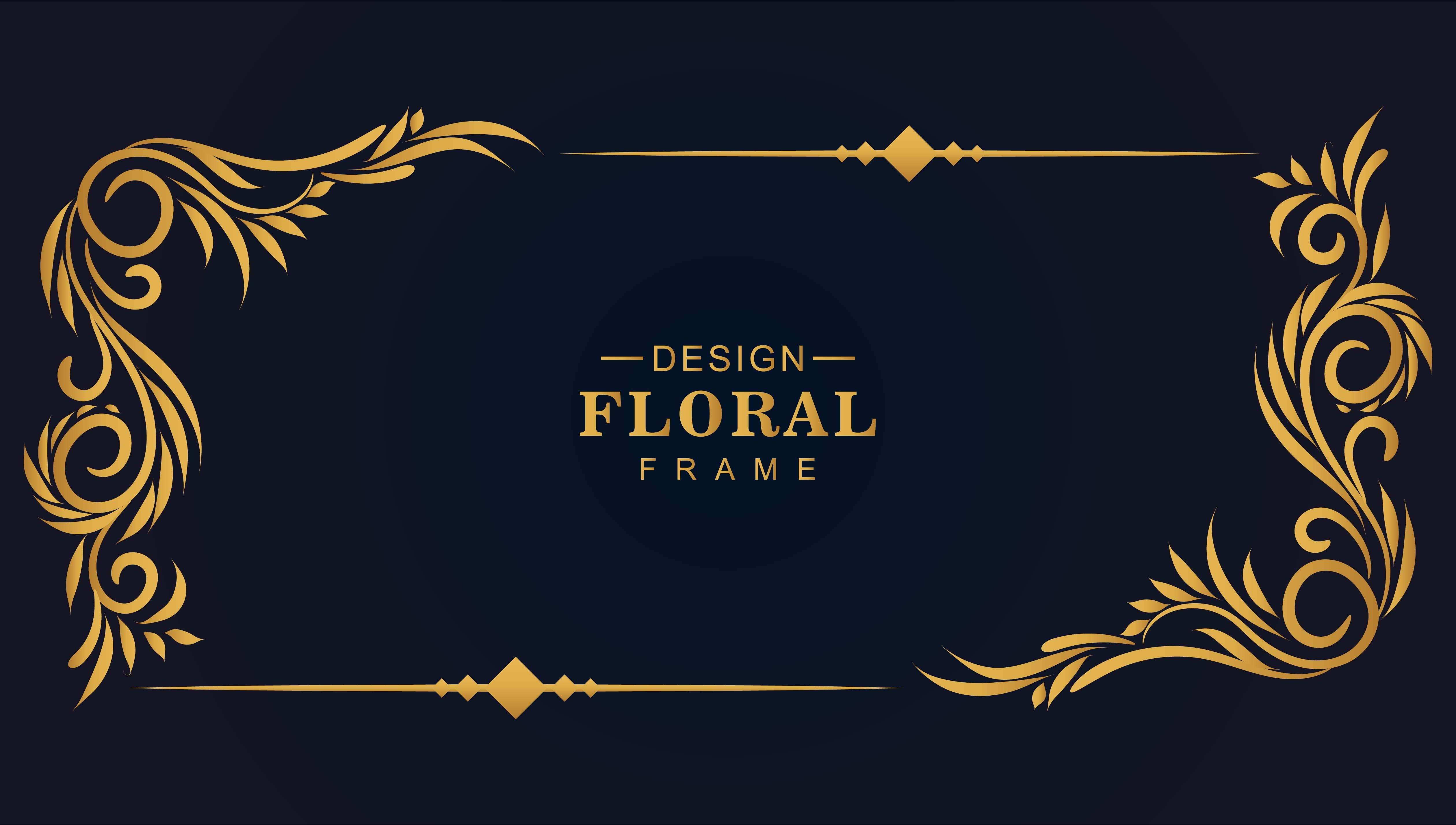Gold frame