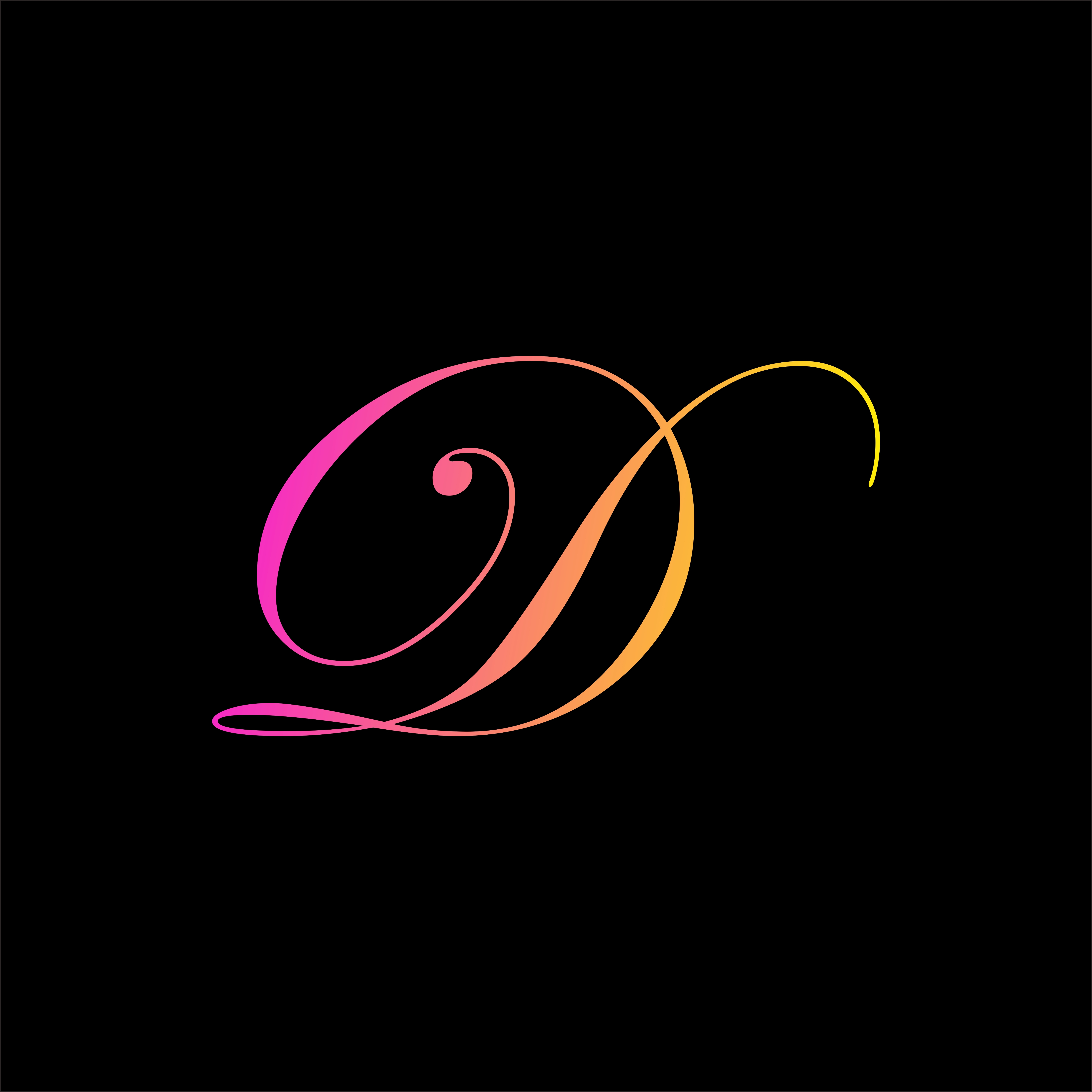 D letter logo