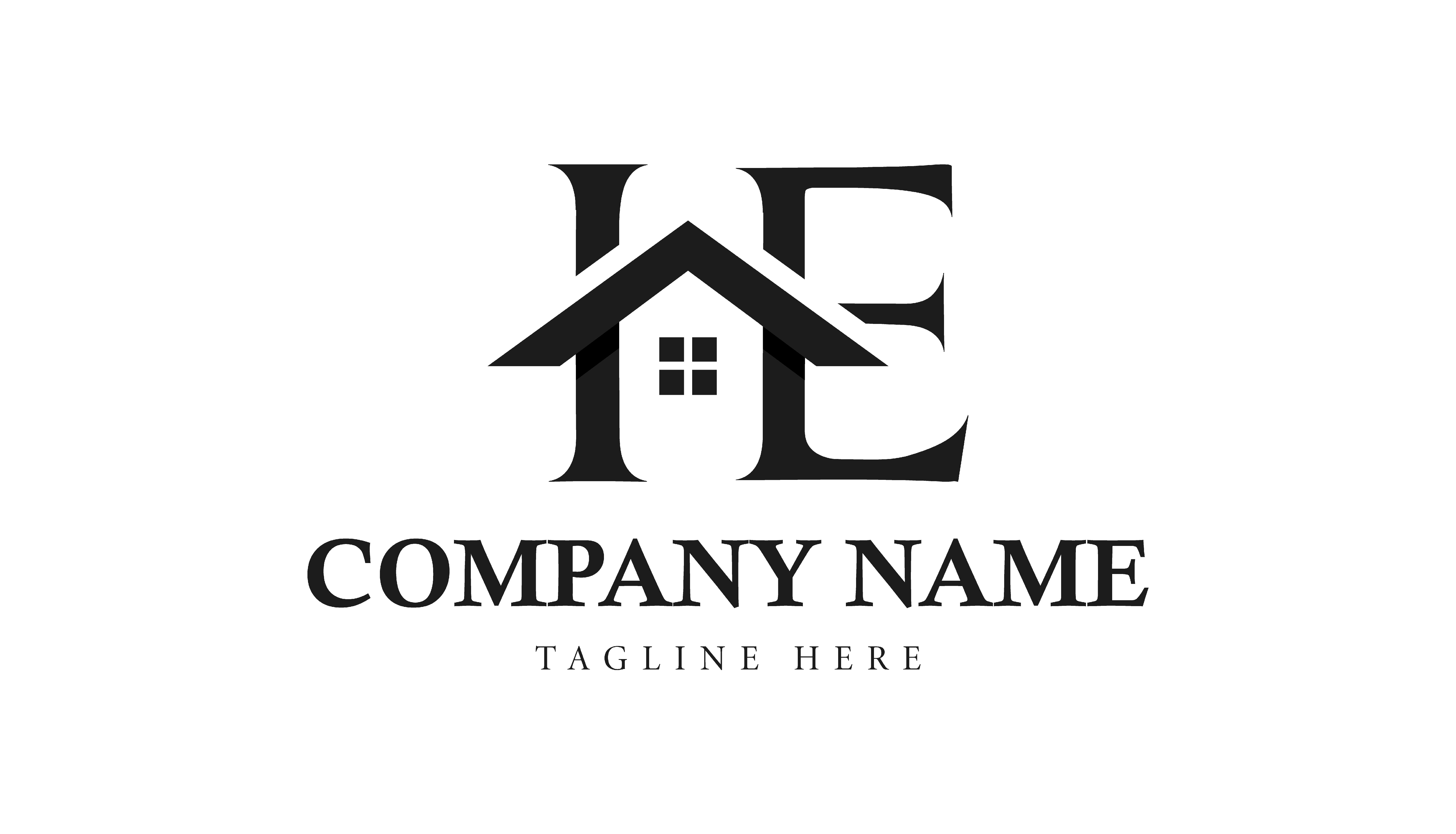 real-estate-home-house-letter-logo-design-template
