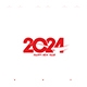 happy-new-year-2024-text-typography-design-element-flyer-banner-design red