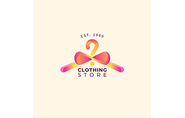 gradient-clothing-store-logo-design