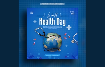 world-health-day-social-media-post-template