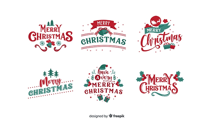 christmas-lettering-badge-white-background group