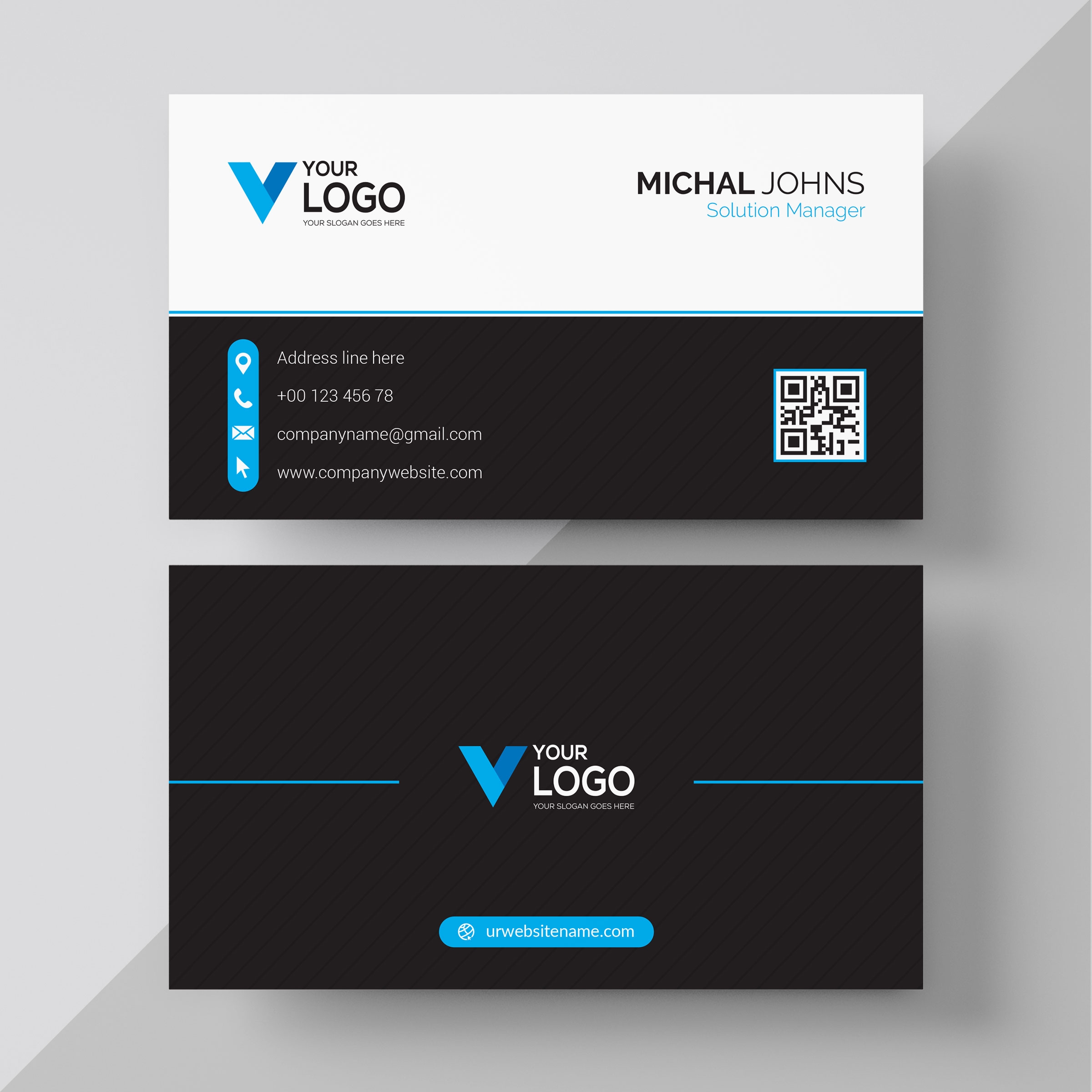 Modern professional business card