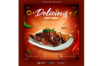 special-delicious-food-social-media-banner-post-template instagram