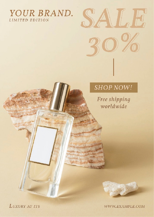 social media post perfume