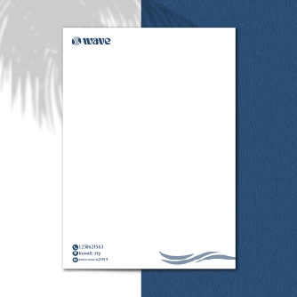 letter mockup A4